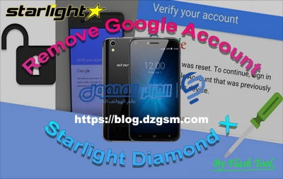 ملف لإزالة حساب غوغل لهاتف Starlight Diamond X MT6737M